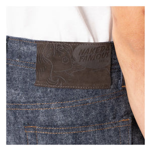 Naked & Famous - Weird Guy Max Brush Selvedge Jeans | Indigo