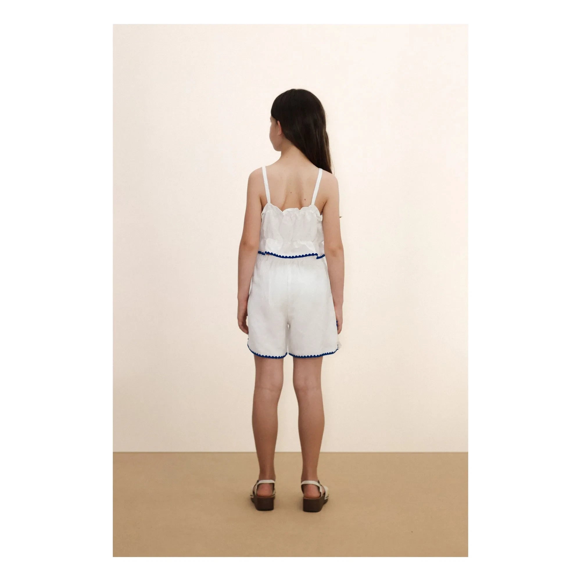 Tinycottons - Swan Top Linen | White