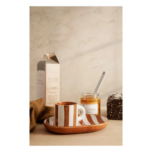 Ferm Living - Milu Porcelain Cup and Saucer | Red