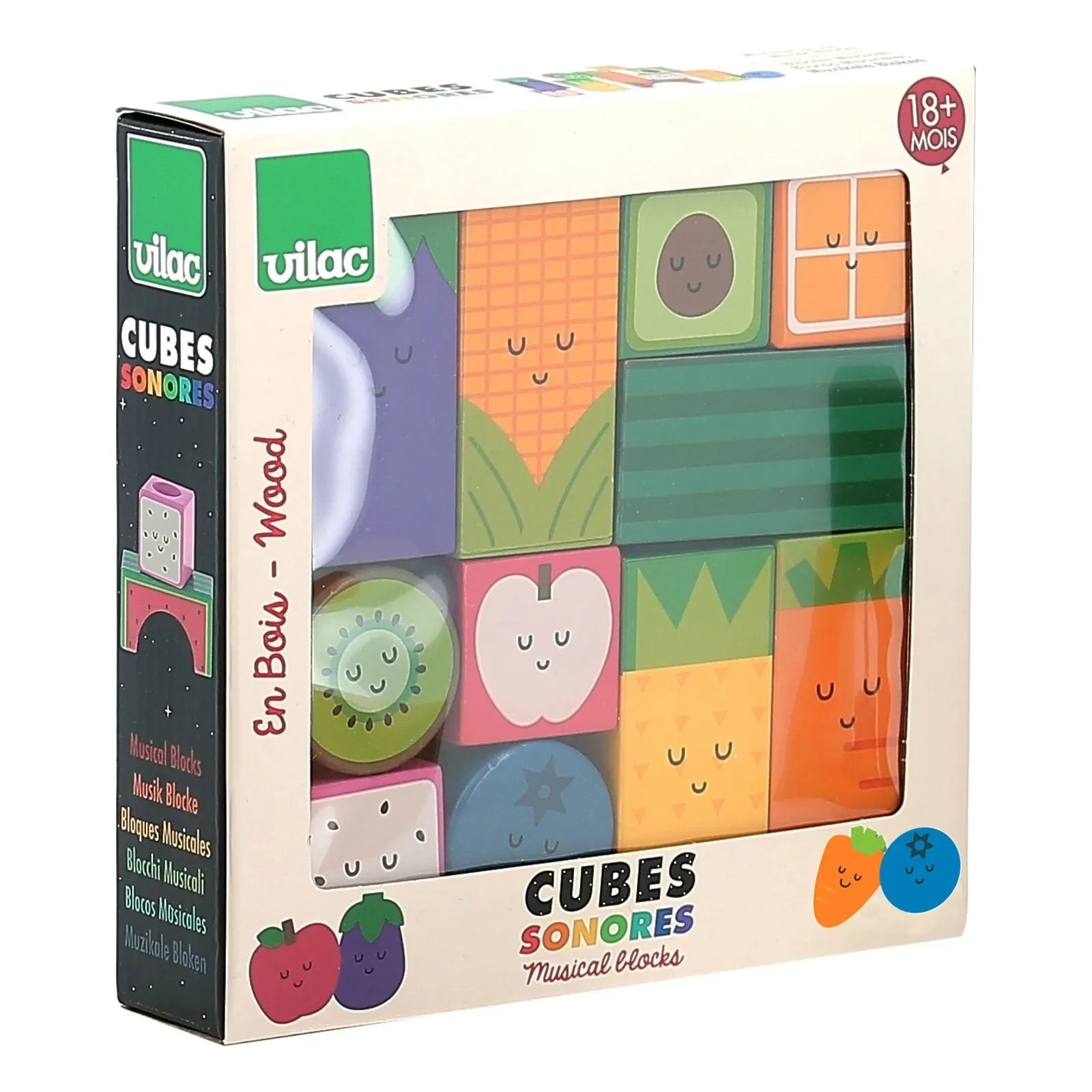 Vilac - Fruit Sound Cubes - Andy Westface