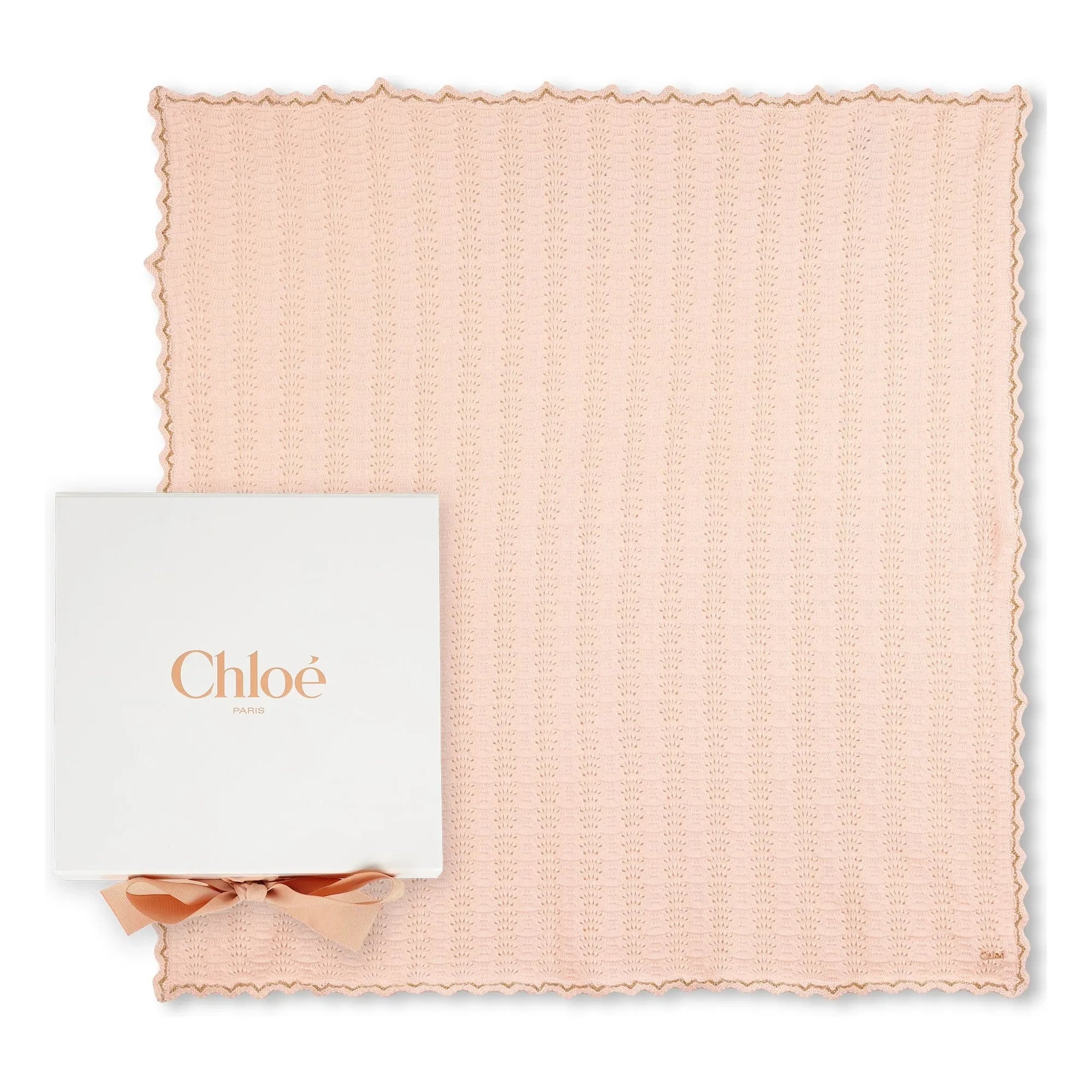 Chloé - Organic Cotton Blanket | Dusty Pink