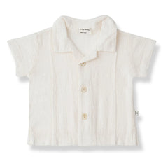 1+ in the family - Tamariu Muslin Shirt | White
