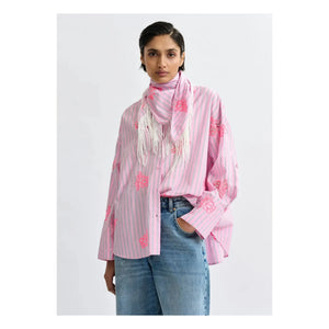 Essentiel Antwerp - Jalinki Embroidered Shirt | Pink