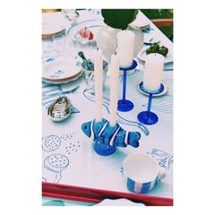 Anna + Nina - Clown Fish Candle Holder | Blue