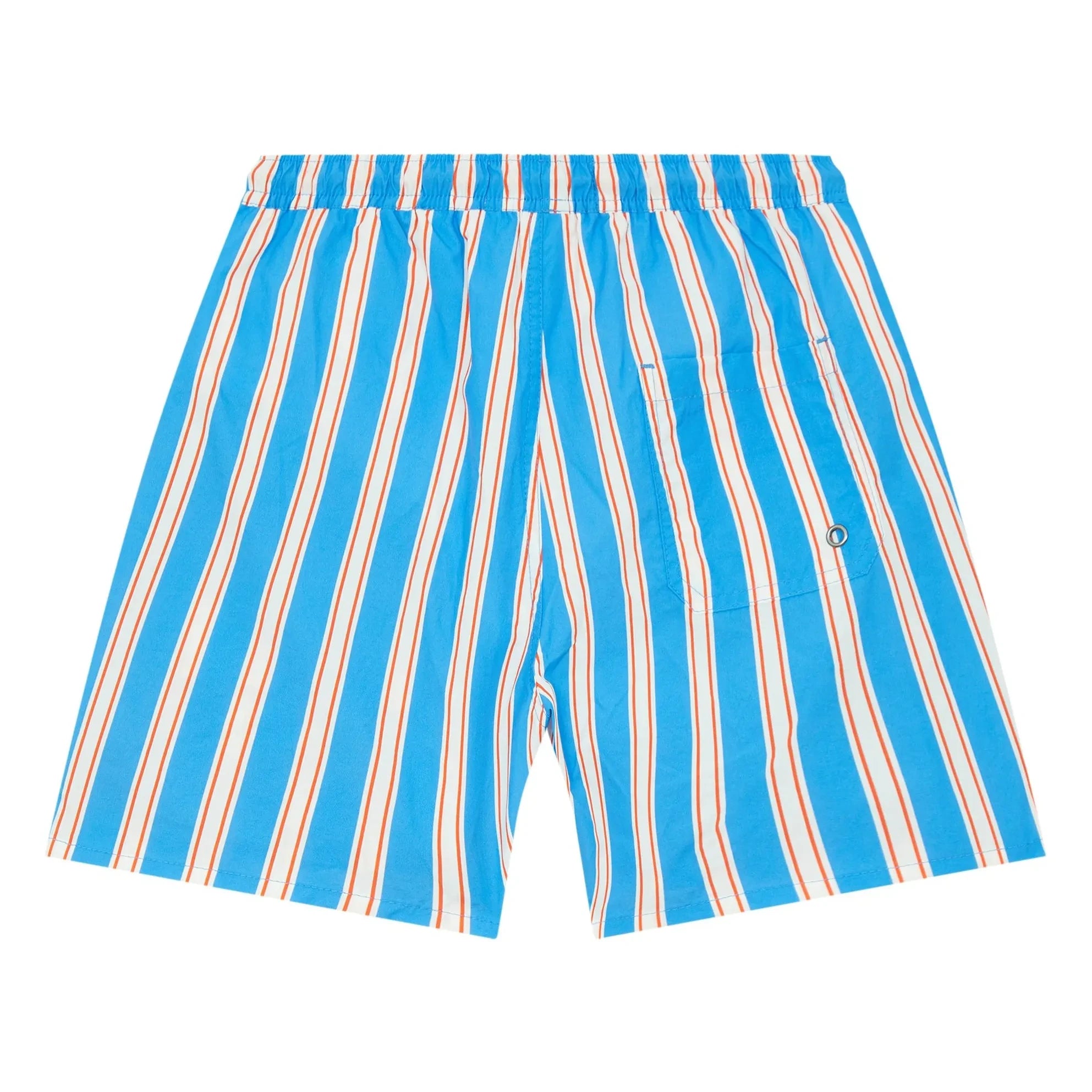 Smallable Kid - Archie Striped Swim Shorts | Electric Blue