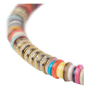 Sigal - Sculpt Rondelle Necklace | Gold