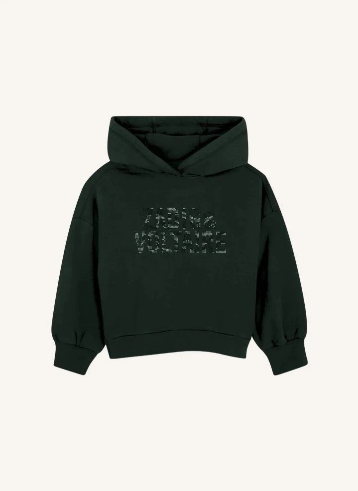 Zadig & Voltaire - Organic Cotton Sparkly Hooded Top | Black