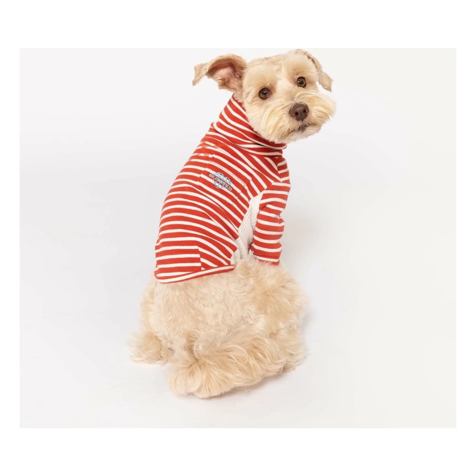The Furry Folks - Striped Sweater | Red