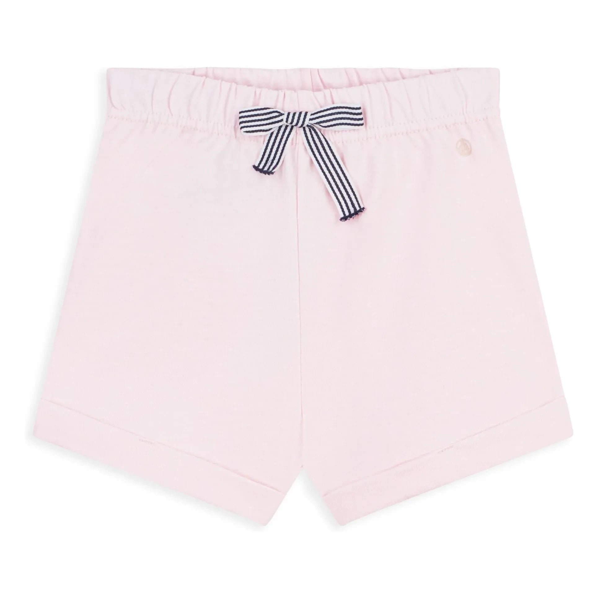 Petit Bateau - Organic Cotton Fleece Shorts | Pale Pink