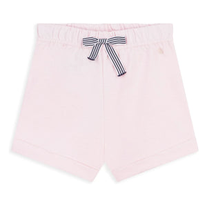 Petit Bateau - Organic Cotton Fleece Shorts | Pale Pink