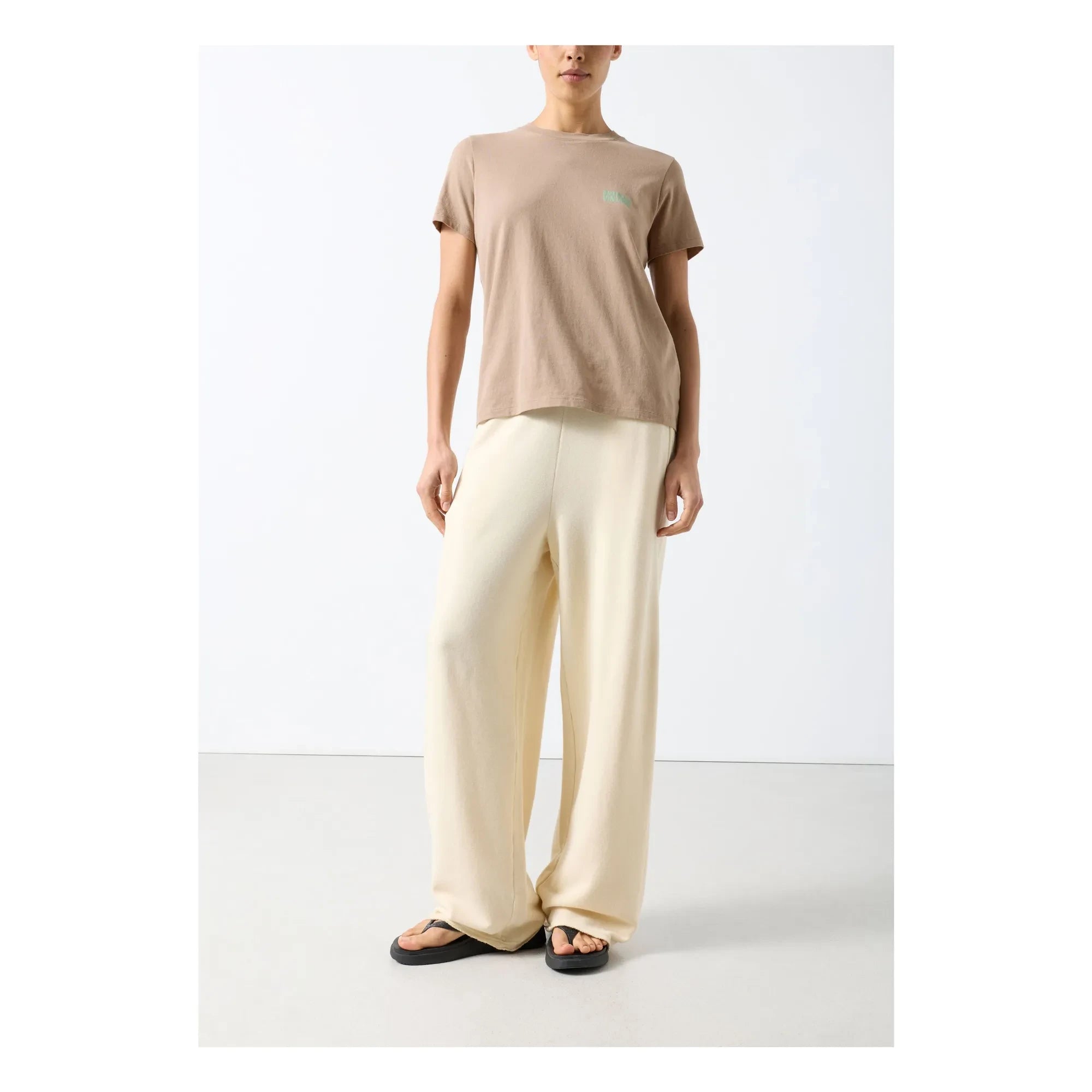 American Vintage - Ykobow Cotton T-Shirt | Beige