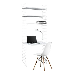 String Furniture - White Shelving Table | White