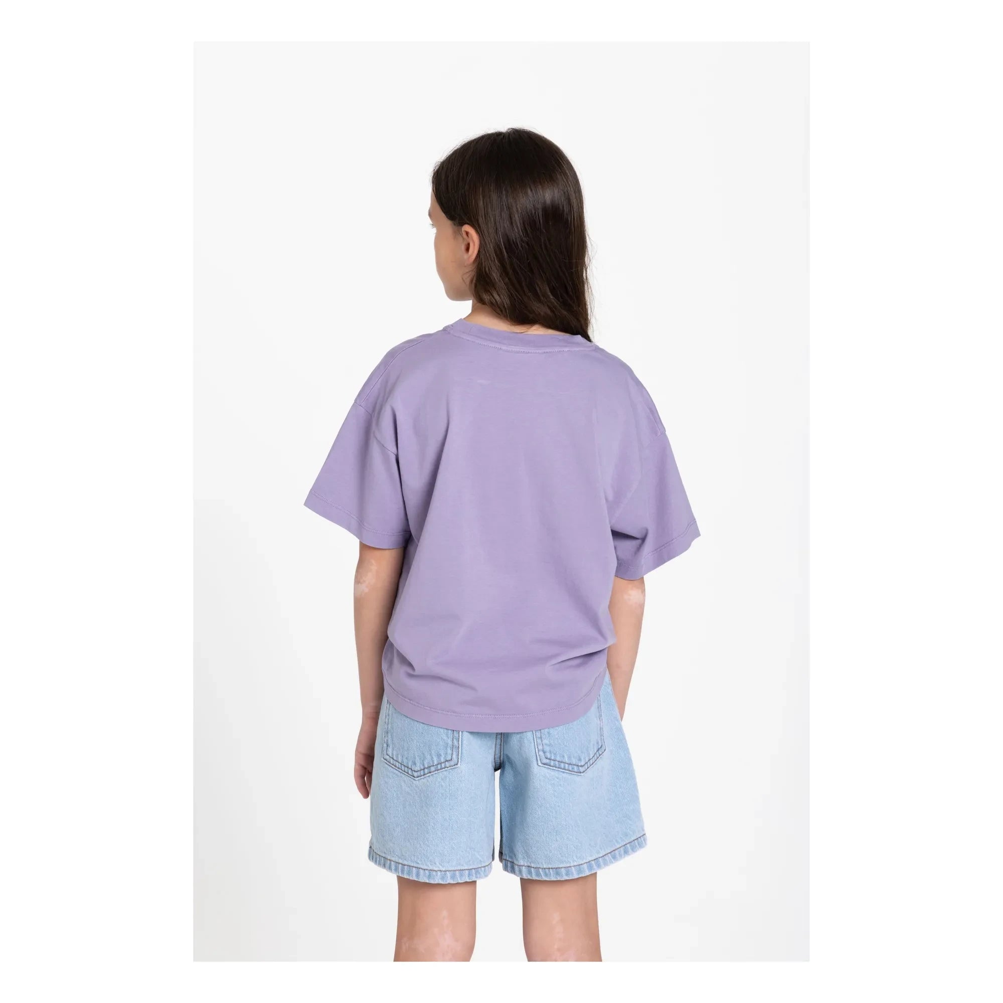 Hundred Pieces - Luna Snake T-Shirt Organic Cotton | Lavender