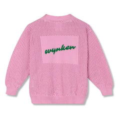 Wynken - Organik pamuk hırka | Pembe