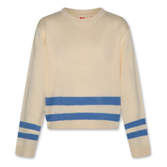 AO76 - Elly Striped Sweater | Ivory