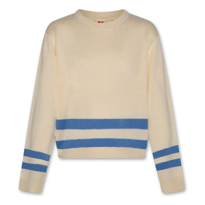 AO76 - Elly Striped Sweater | Ivory