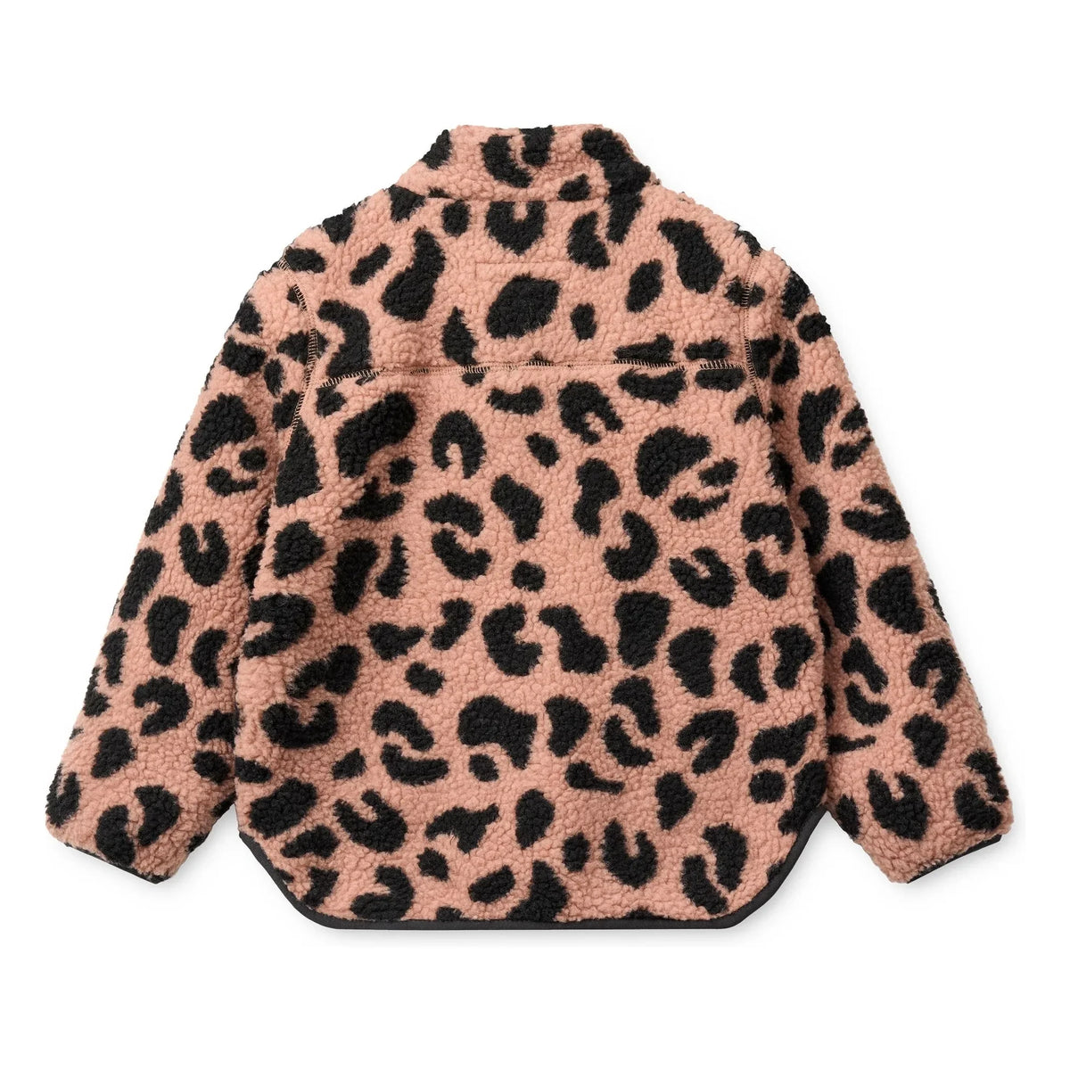 Liewood - Nolan Leopar Geri Dönüştürülmüş Elyaf Sherpa Ceket | Soluk Pembe