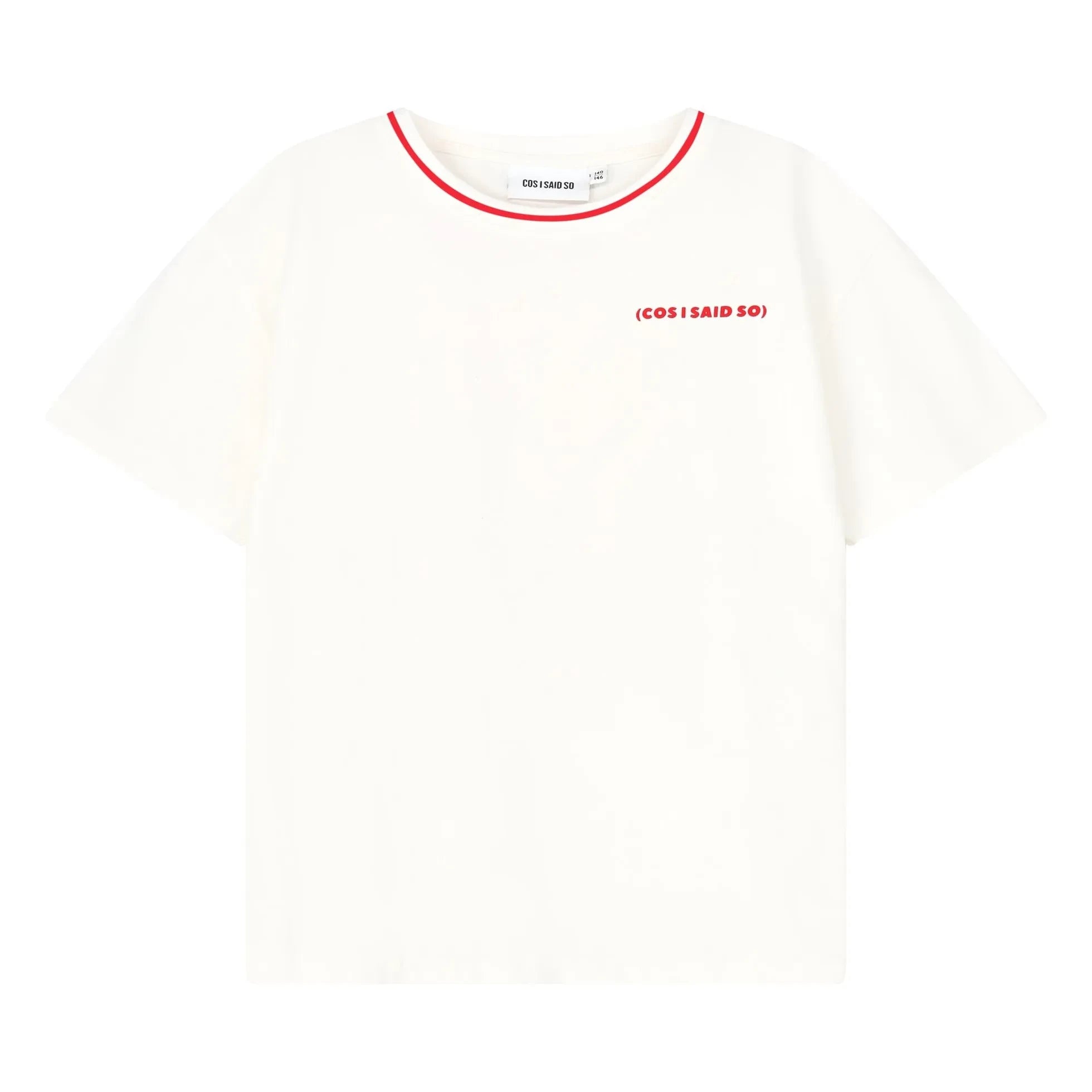 Cos I Said So - Dream Life organik pamuk T-shirt | Beyaz