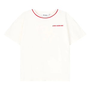 Cos I Said So - Dream Life organik pamuk T-shirt | Beyaz