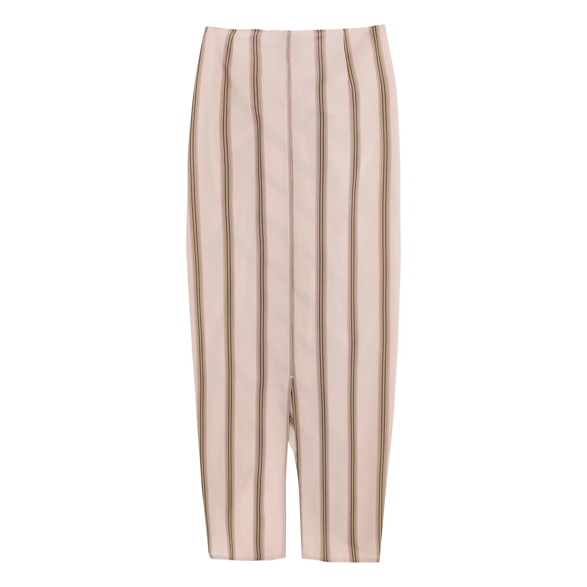 OAS - Gelato Cyan Striped Pareo | Pale Pink