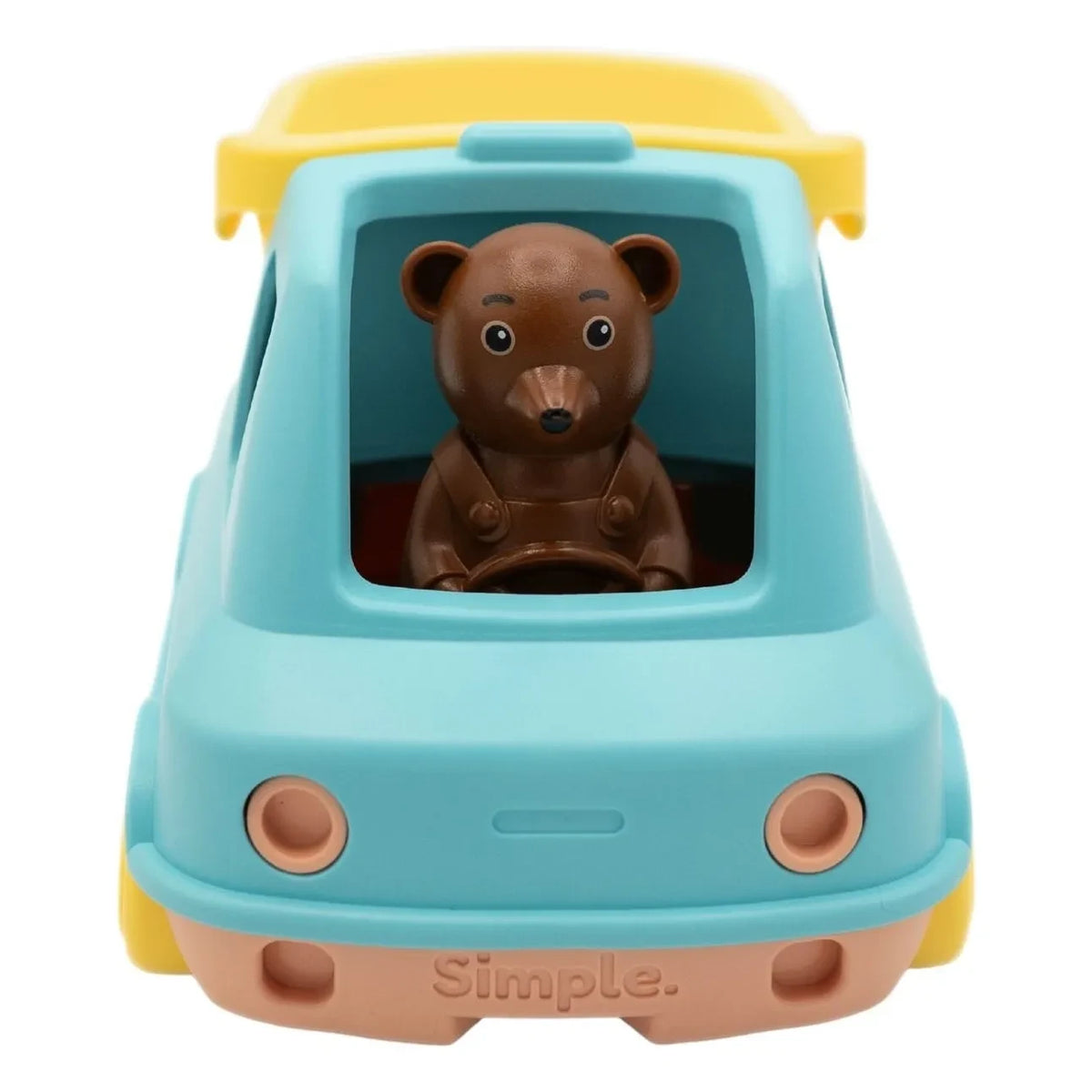 Simple - Dump Truck - Single x Small Brown Bear | Blue
