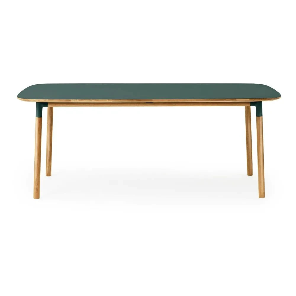 Normann Copenhagen - Form Rectangular Table 95x200cm | Green