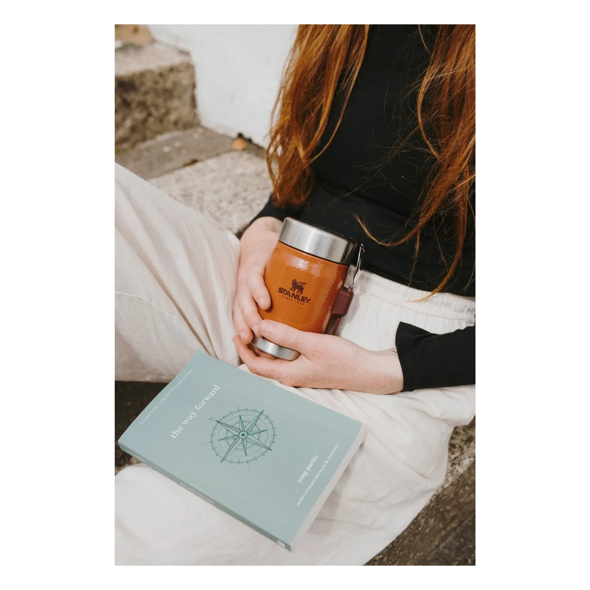 Stanley 1913 - Legendary Thermal Flask, Spoon/Fork 0.4 L | Orange