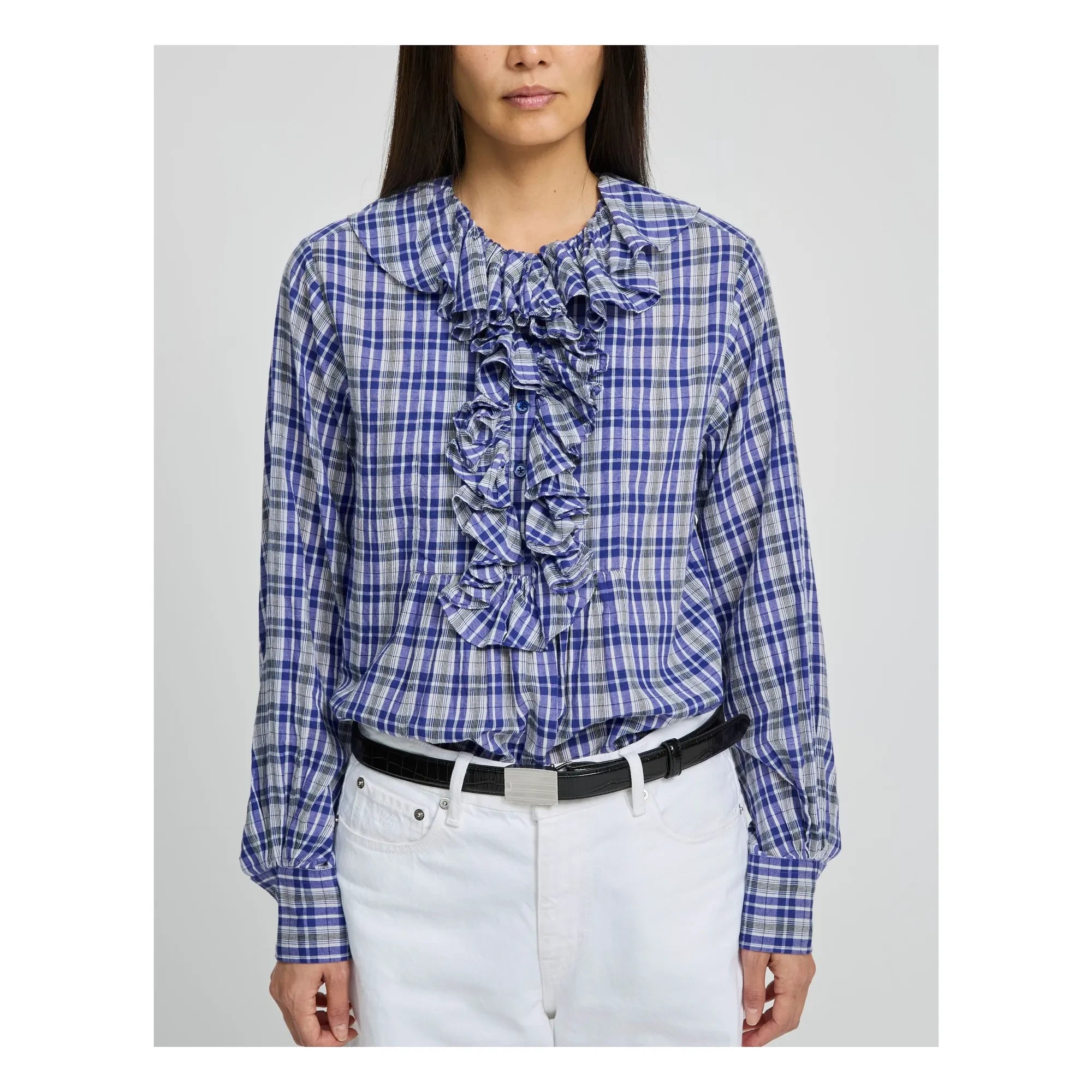 Laurence Bras - Annie Cotton Blouse | Blue