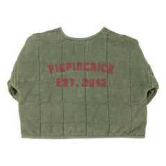 Piupiuchick - Piupiuchick Est 2042 Organic Cotton Quilted Jacket | Dark Green