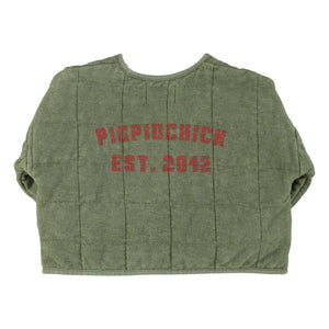 Piupiuchick - Piupiuchick Est 2042 Organic Cotton Quilted Jacket | Dark Green