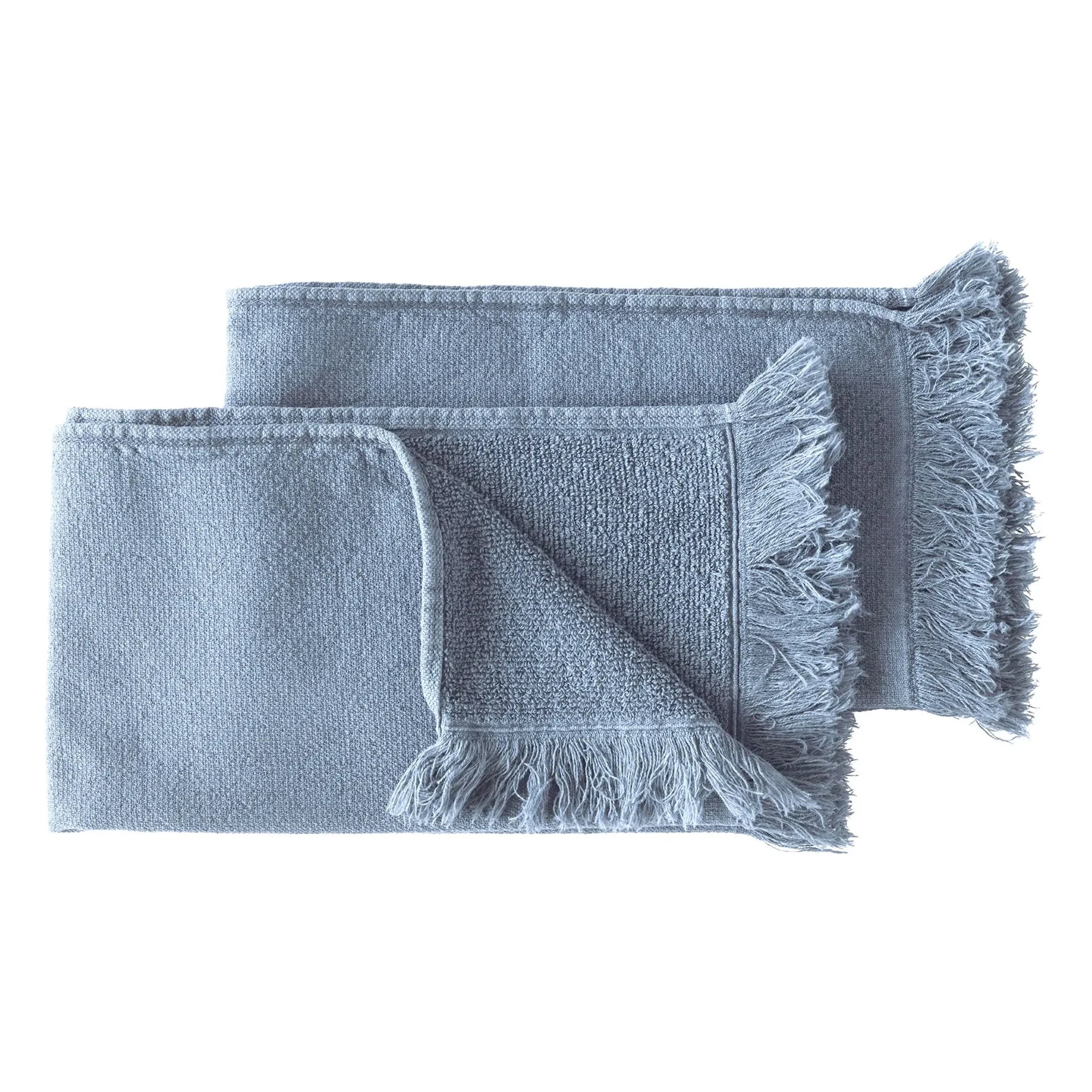 La cerise sur le gâteau - Luna Organic Cotton Guest Towels - 2-piece Set | Light Blue