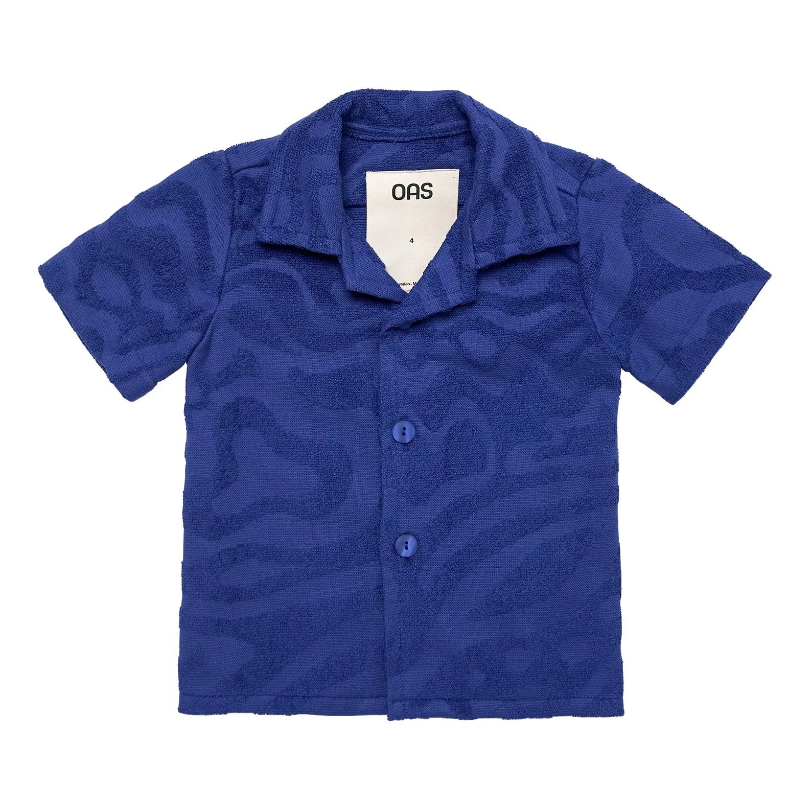 OAS - Cuba Rapture Towel Shirt | Blue