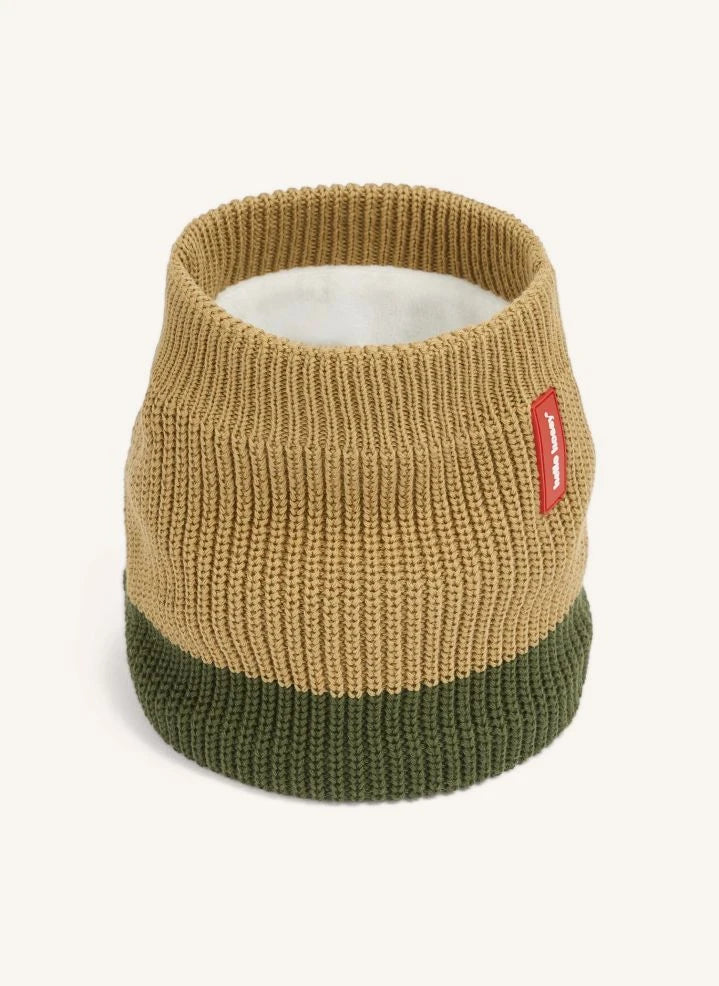 Hello Hossy - Cocoon Color Block Organic Cotton Choker | Camel