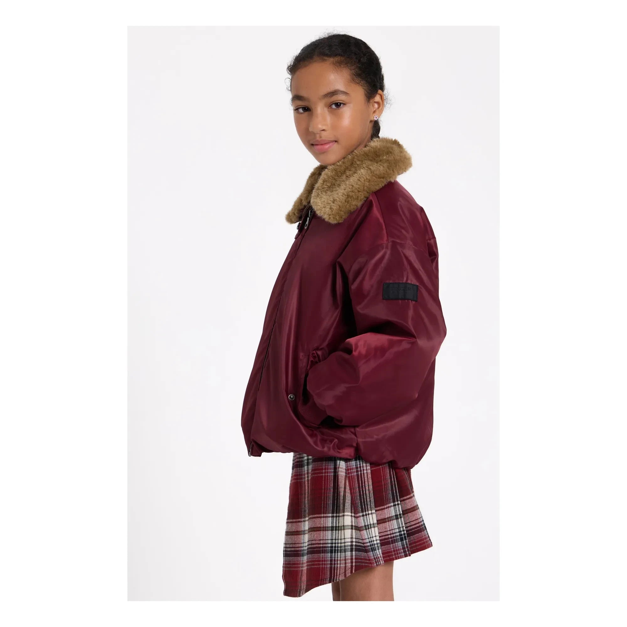 Finger in the Nose - Aria Bomber Jacket | Aubergine