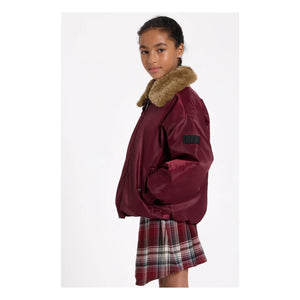 Finger in the Nose - Aria Bomber Jacket | Aubergine