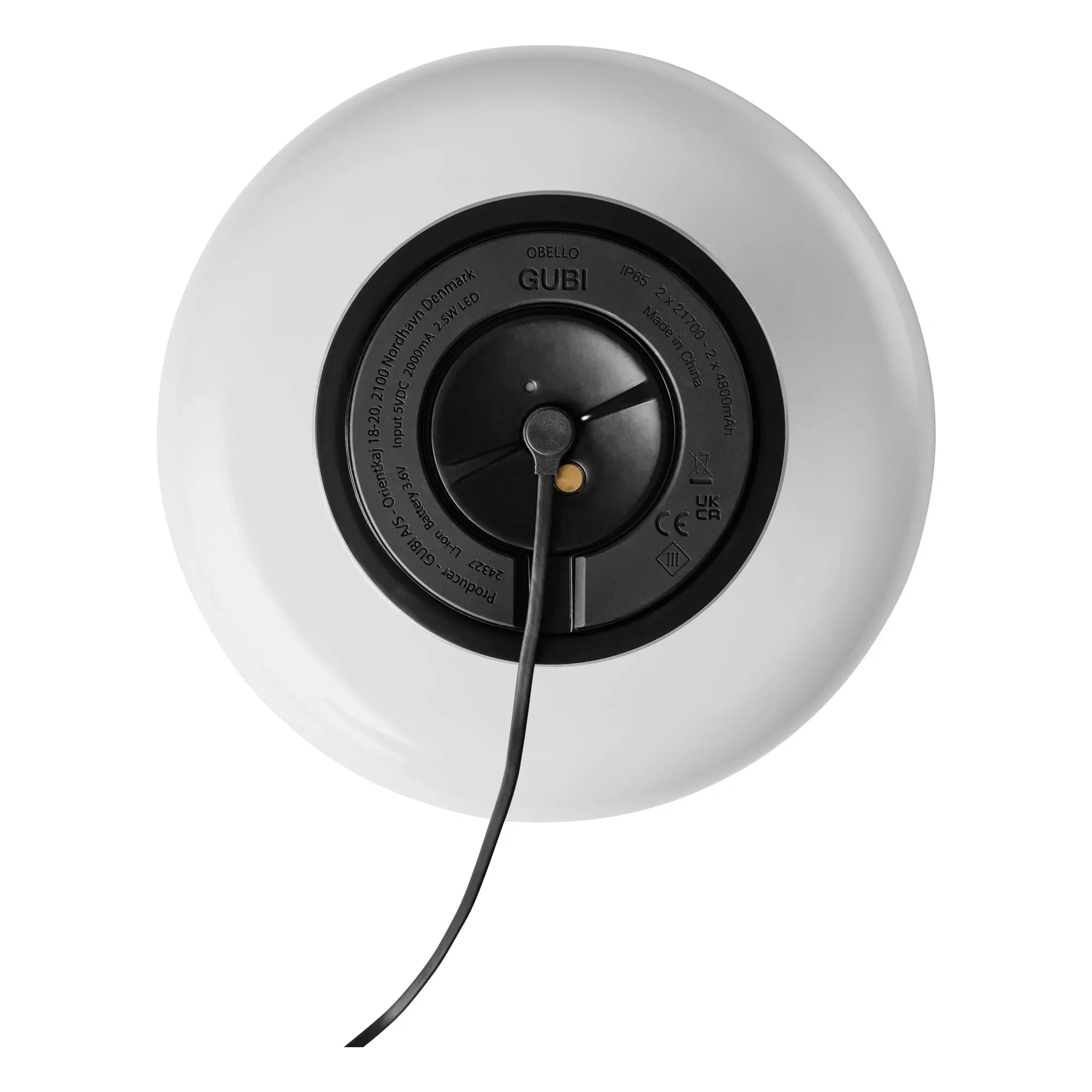 Gubi - Obello table lamp, Bill Curry | White