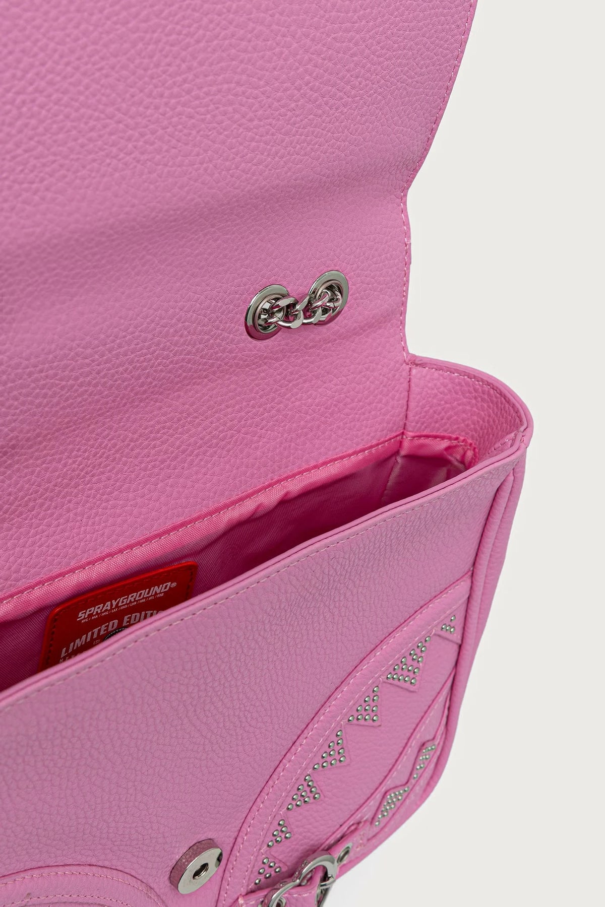 Sprayground - Baby Bear Baddie Pink Faux Leather Women's Crossbody Bag 910B9571NSZ