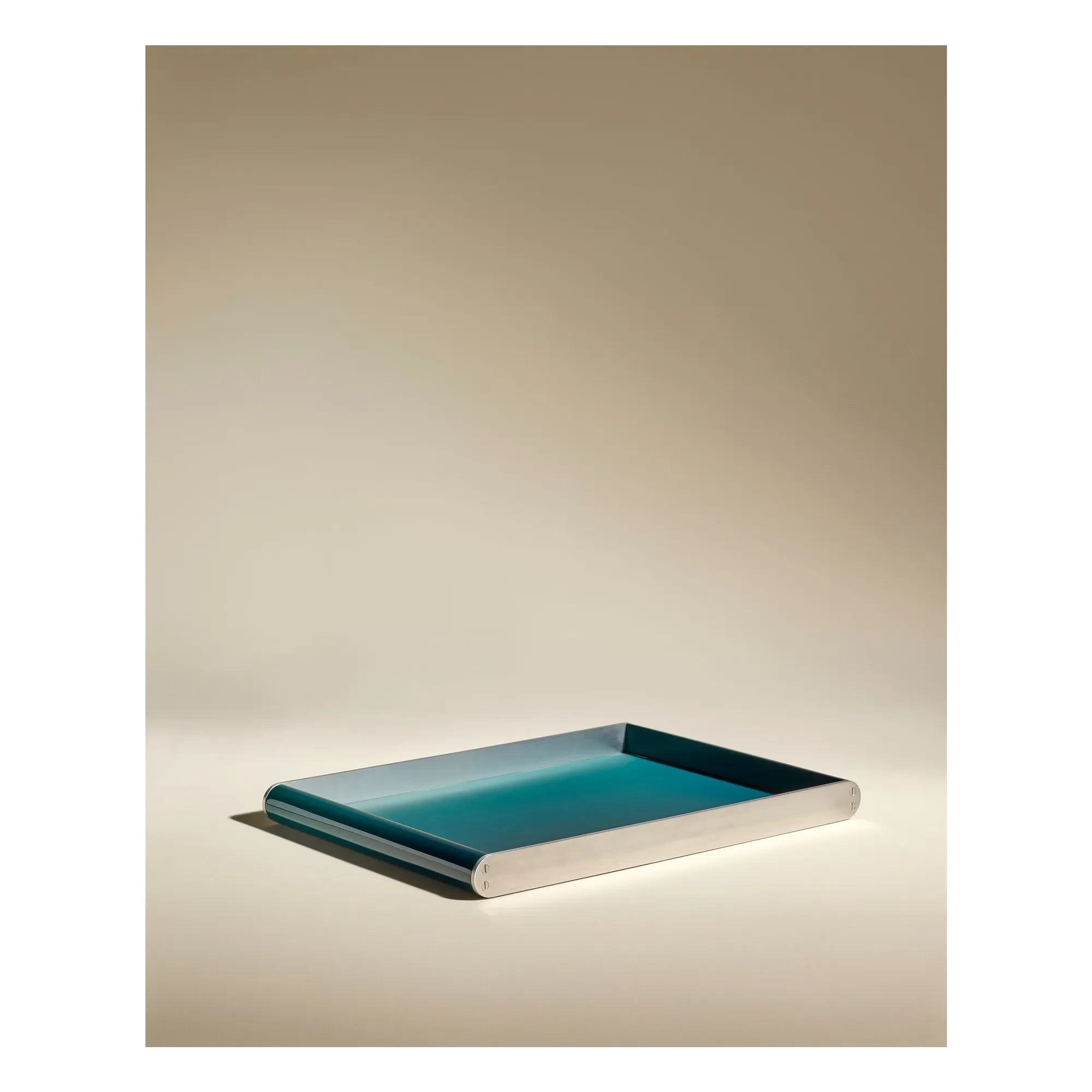 Maison Sarah Lavoine - Oscar Lake Lacquered Tray | Sarah Blue