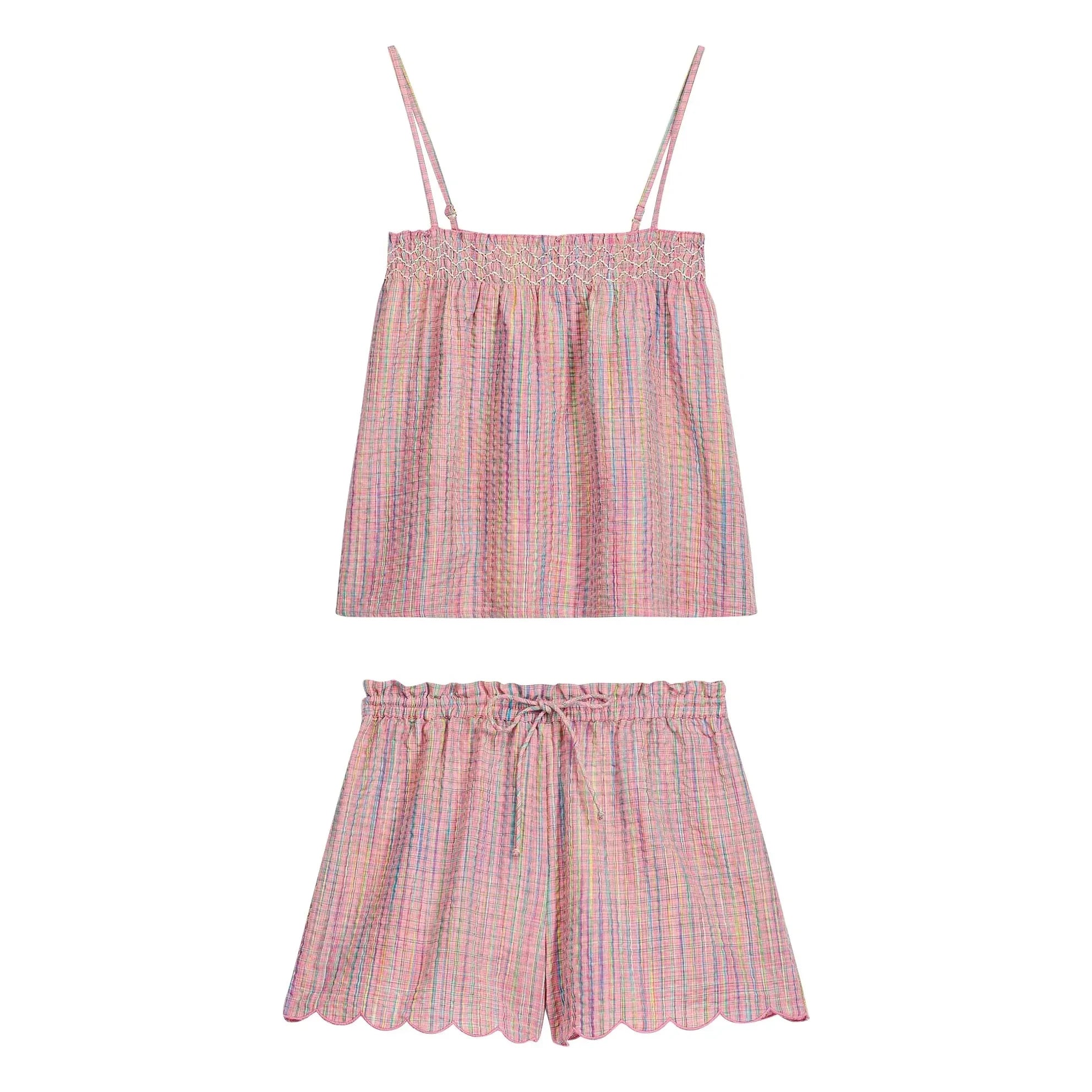 Louise Misha - Minala Organic Cotton Pajamas | Pink