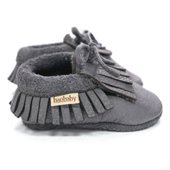 Baobaby - Fringed Sandals | Gray