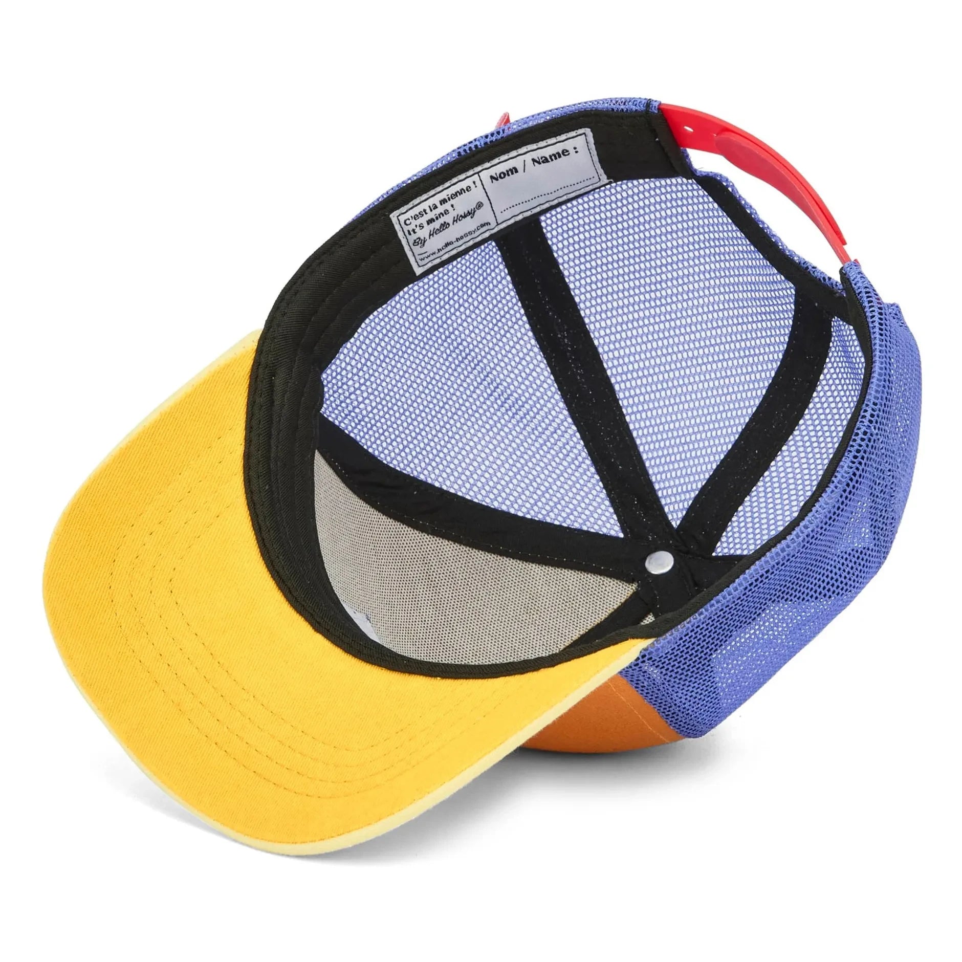 Hello Hossy - Trucker Mini Organic Cotton Curved Visor Hat | Camel