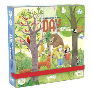 Londji - Double-Sided Night/Day Forest Puzzle