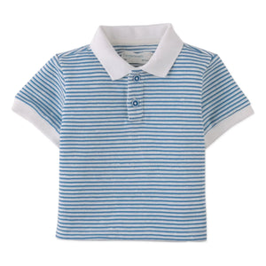 Gingersnaps - Kirk Striped Polo Shirt | Blue