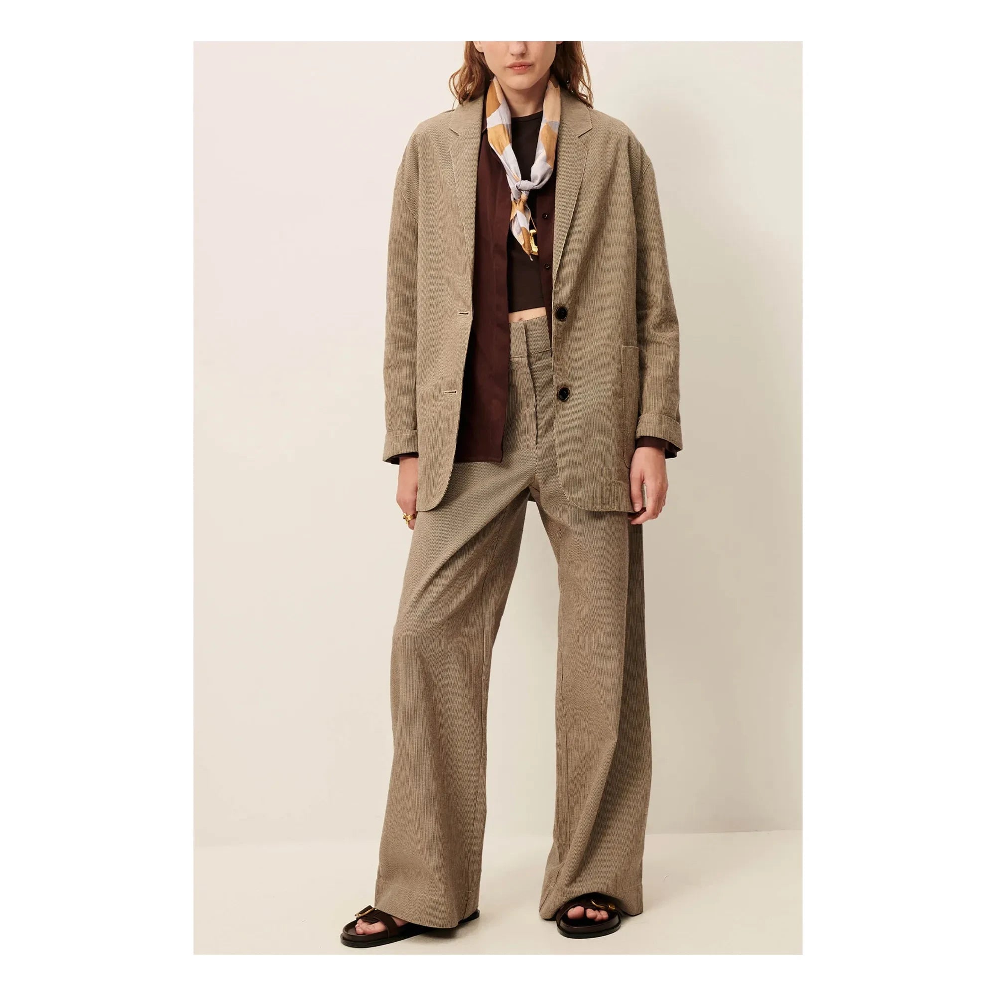 Sessùn - Manhaboo Striped Jeans | Gray