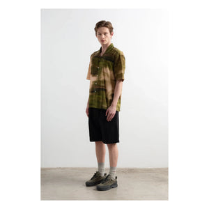 Edmmond Studios - Wild Run Short Sleeve Shirt | Forest Green