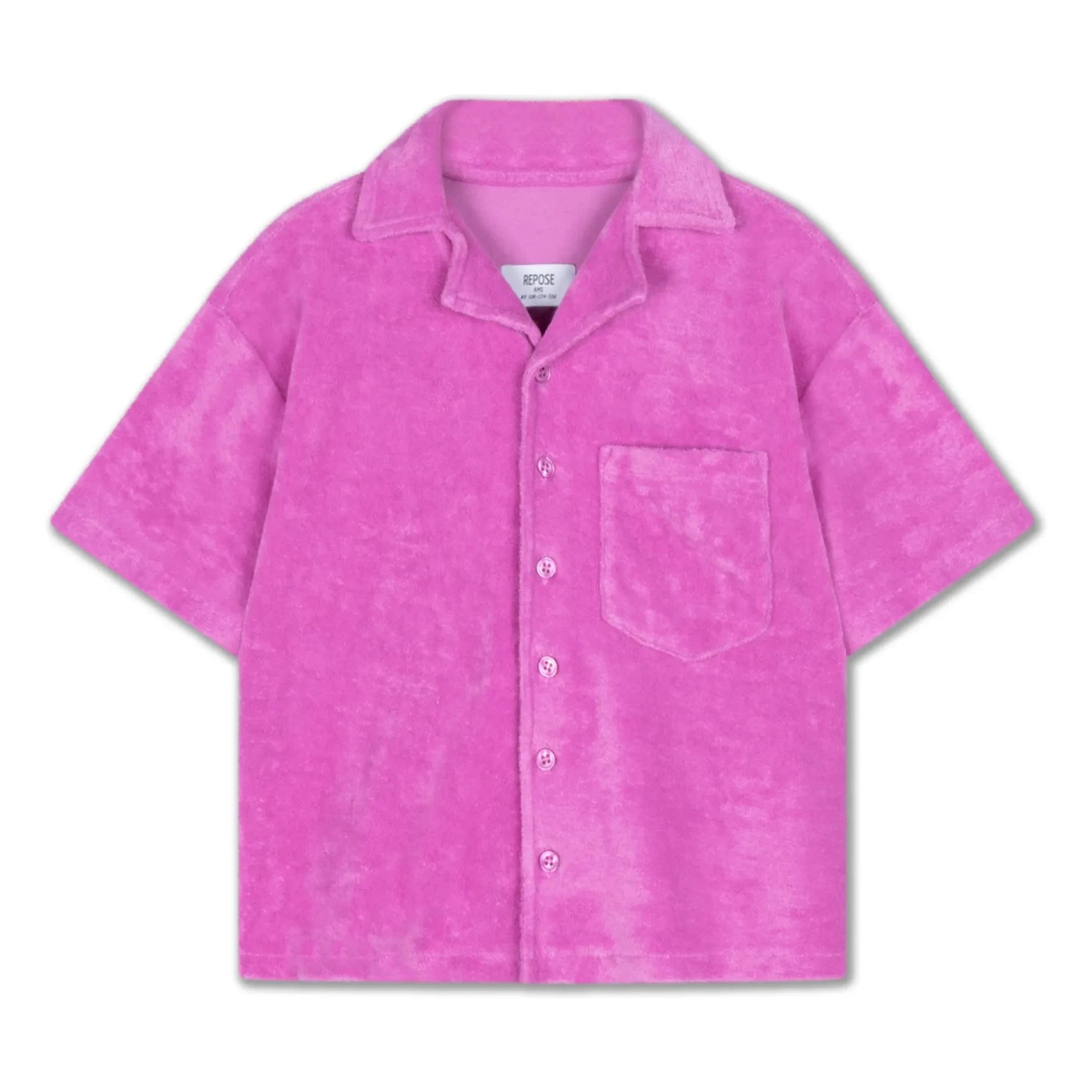 Repose AMS - Organic Cotton Towel Shirt | Pink