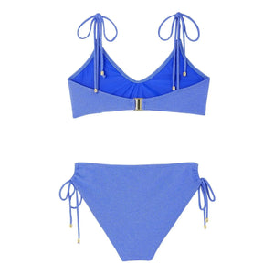 Lison Paris - Bahamas Metallic 2-Piece Swimsuit | Cobalt