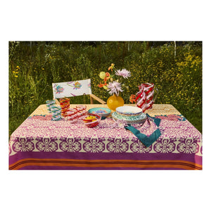 Lisa Corti - Dam Dam Tablecloth | Straw Yellow