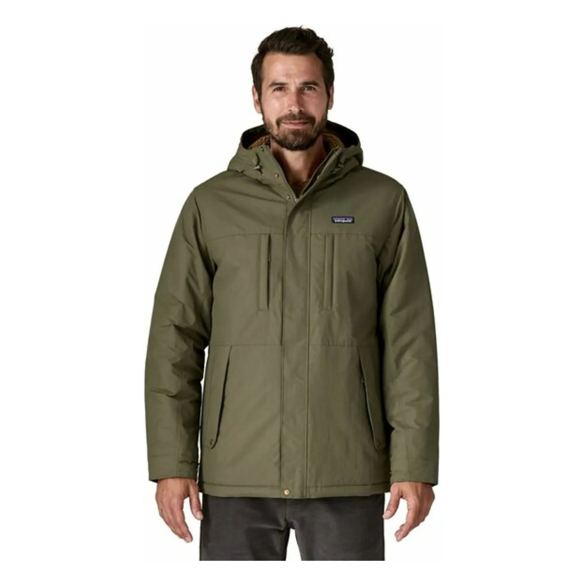 Patagonia - Kürk İsthmus Geri Dönüştürülmüş Elyaflı Parka | Haki