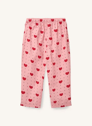 Copenhagen Colors - Organic Cotton Heart Pants | Pink